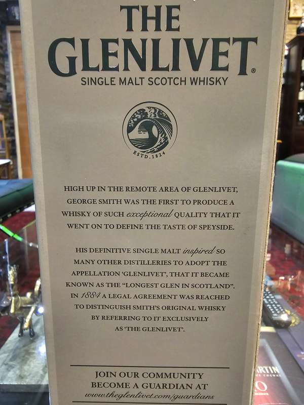 Glenlivet 12Year Old Older Bottling Whisky