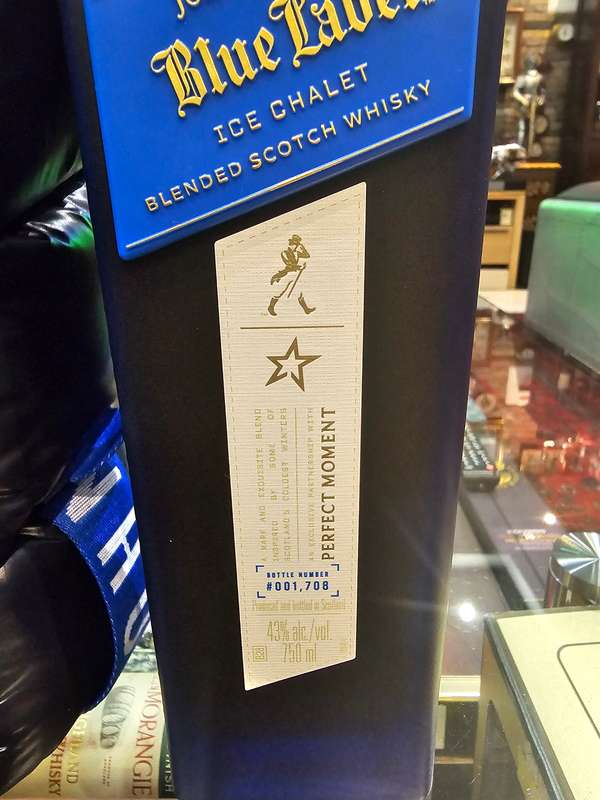 Johnnie Walker Blue Label Ice Chalet Whisky available