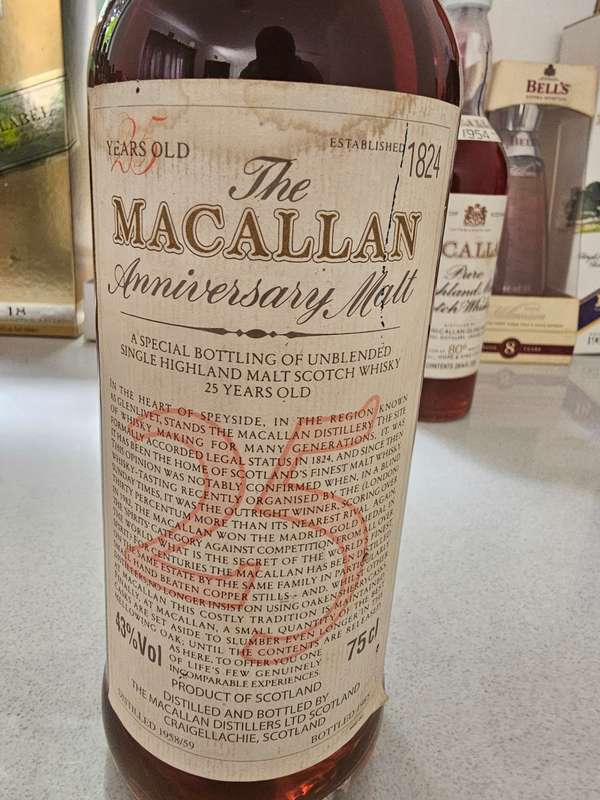 The Macallan 25 Years Old Anniversary Malt Whisky