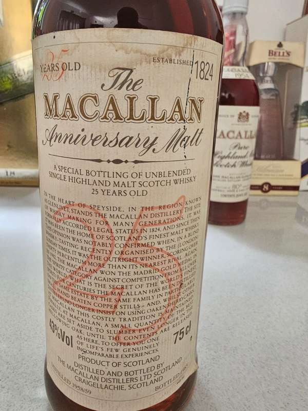The Macallan 25 Years Old Anniversary Malt Whisky