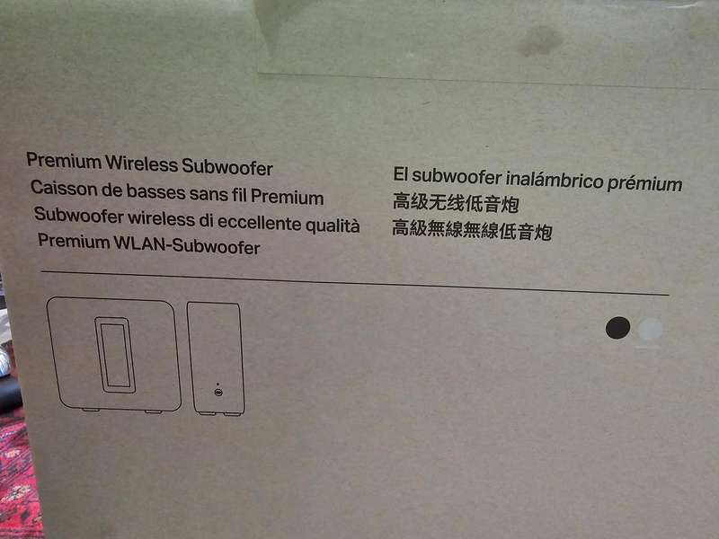 Sonos Gen 3 Smart Wireless Subwoofer - White.