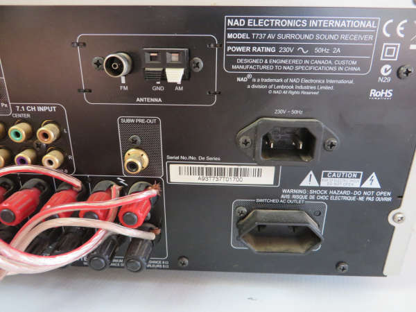 NAD T737 Home Cinema receiver