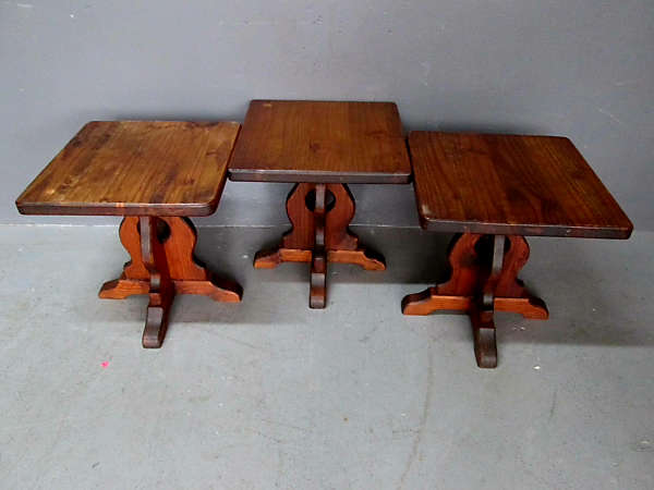 Vintage Coffee Table and 3x matching Side Tables