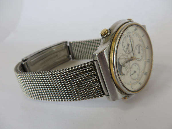 Vintage Seiko Cruising MoonPhase Chronograph Quartz Men's Watch
