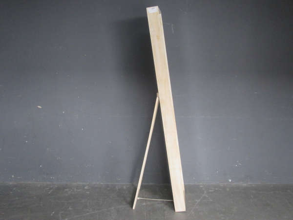 Washed Light Wood Chival Standing Mirror