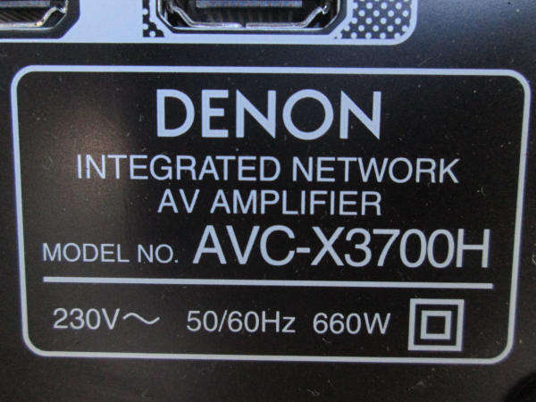 Denon AVC-X3700H 9.2ch 8K AV Receiver