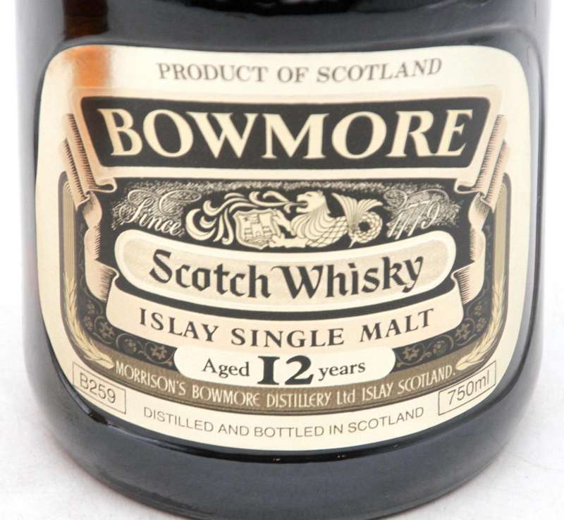 Collectible Bowmore 12 Year 1980 Whisky