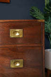 Mid Century Bevan Funnell Reprodux Military Cabinet