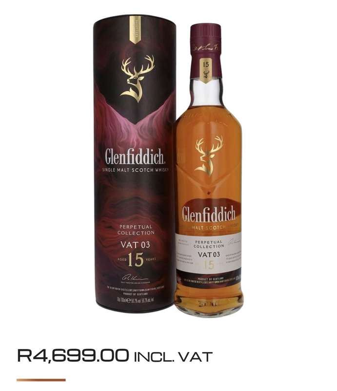 Glenfiddich VAT 03 Perpetual Collection Single Malt Scotch Whisky