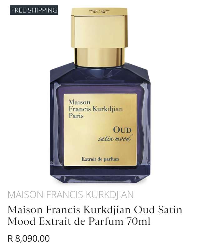 Maison Francis Kurkdjian Oud Satin Mood Extrait de Parfum