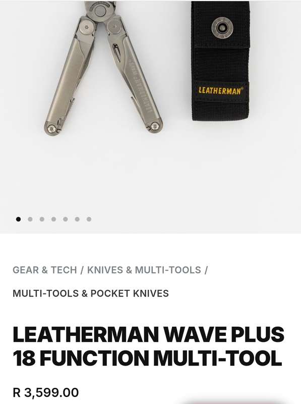 Leatherman Wave Plus 18 Function Multi Tool