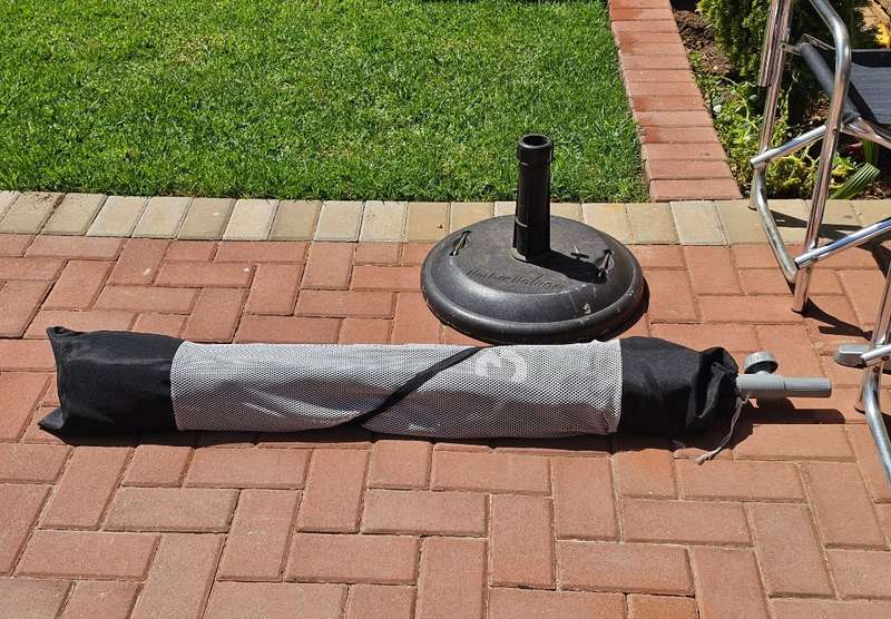 Outdoor Umbrella with Base