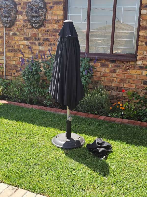 Outdoor Umbrella with Base