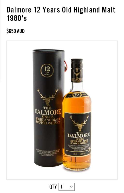 Dalmore 12 Years Old Highland Malt 1980's
