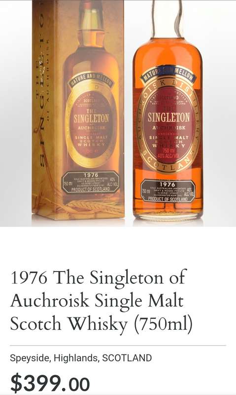 The Singleton of Auchroisk 1976 Single Malt Scotch Whisky