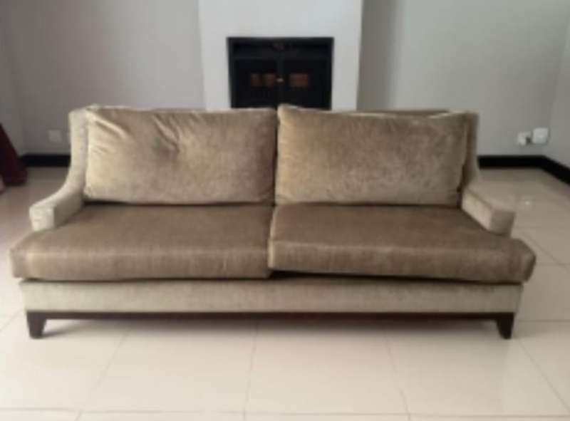 3 Seater Fabric Upholstered Sofa