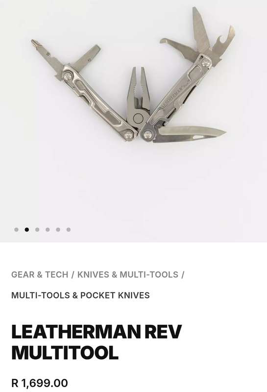 Leatherman Rev Multitool/Knife