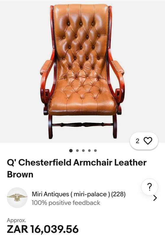 Chesterfield Leather Armchair
