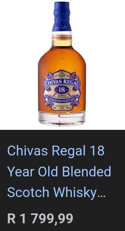 Chivas Regal 18 Years Old Blended Whisky