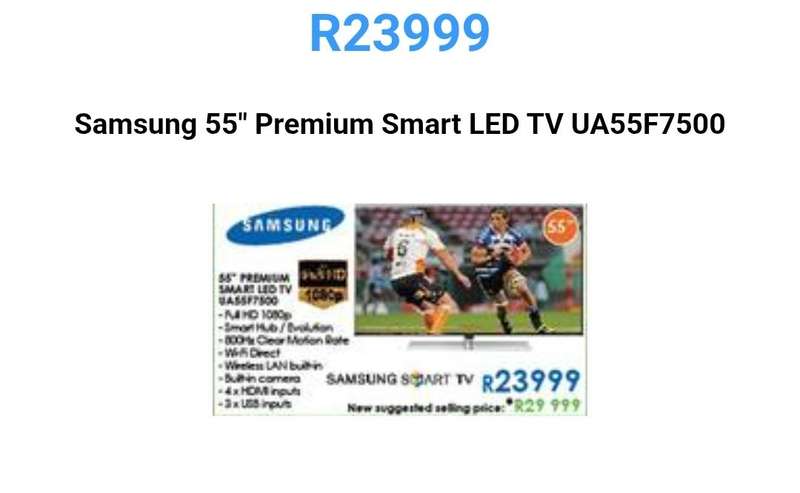 Samsung 55 Inch Premium Smart LED TV UA55F7500 With Camera