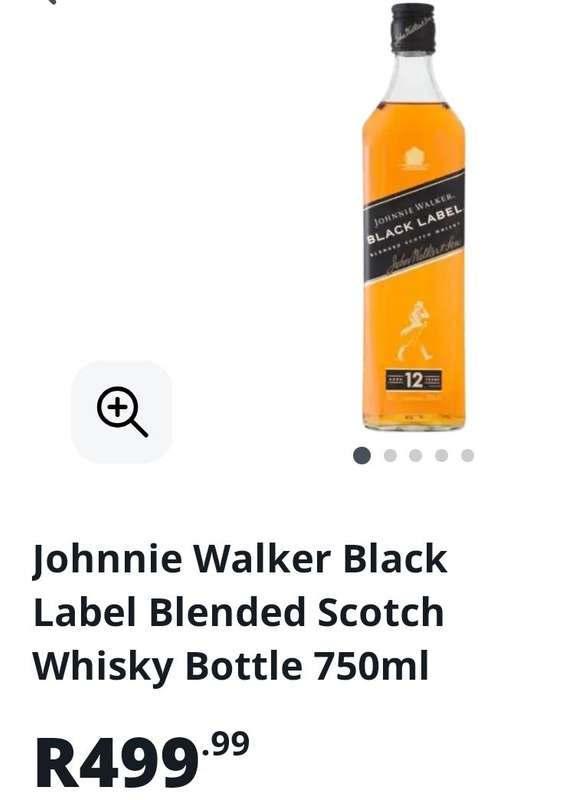 Johnnie Walker Black Label Whisky