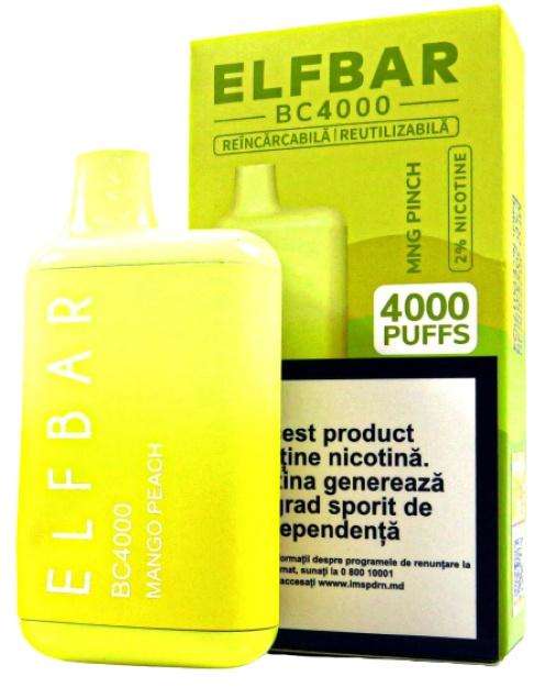 Elf Bar - BC4000 Disposable Vape Mango Peach