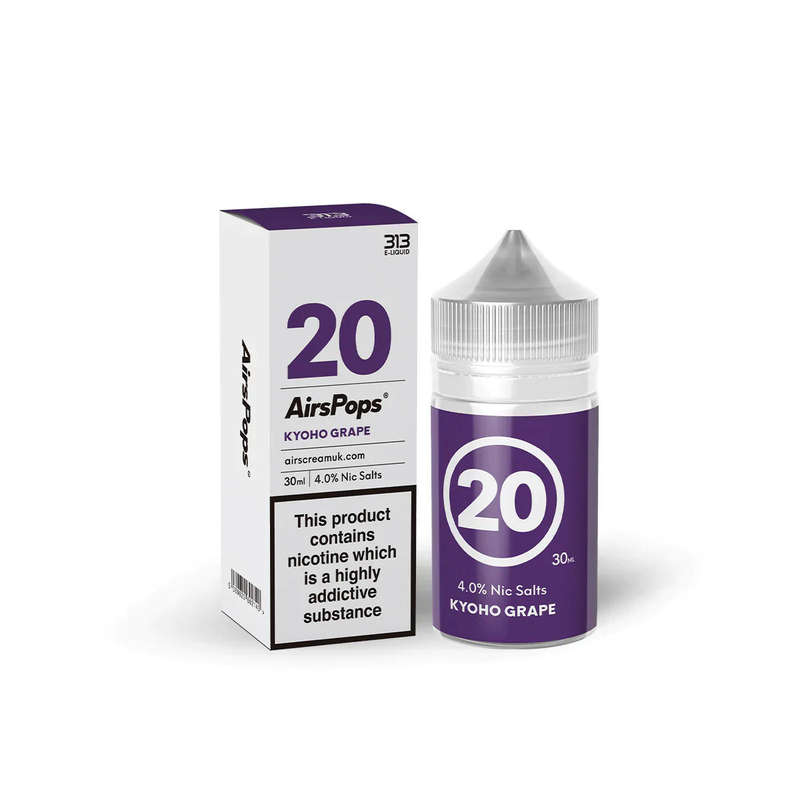 Kyoho Grape(20) 4% Airscream - Airpops 313 Vape E-Liquids 30ml