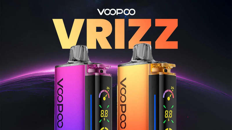Voopoo - VRIZZ pod system 15ml - Silver & Black Vape Pod Kit