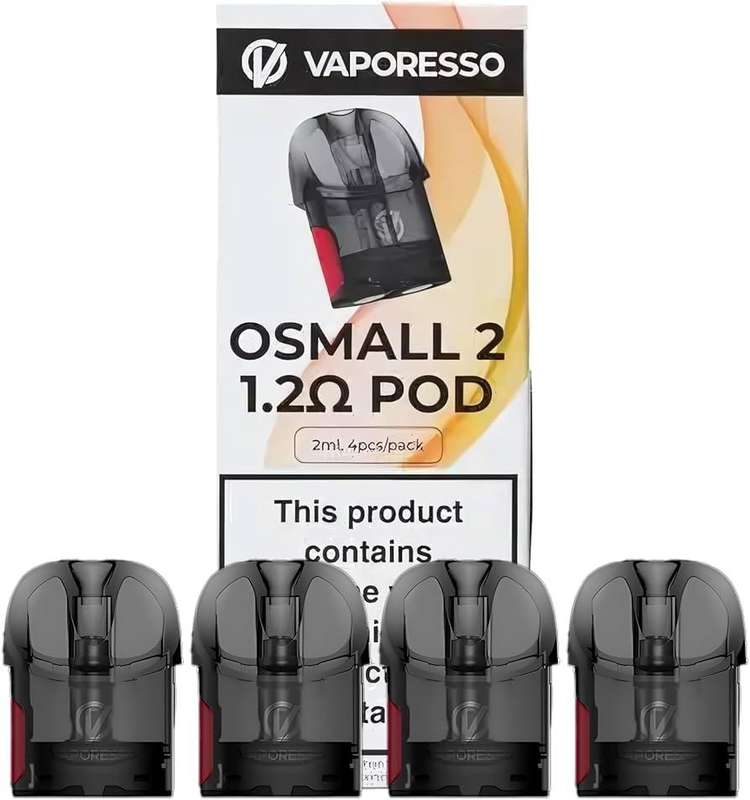 Vaporesso - Osmall 2 Pods 1.2 Pack of 4 Vape Refillable Pod