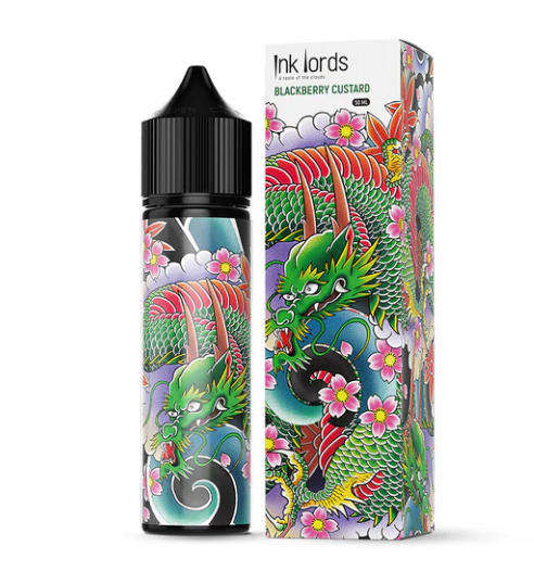 Airscream - Blackberry Custard 3mg - Ink Lords Vape E-Liquid Freebase 60ml