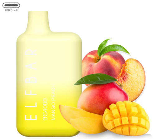 Elf Bar - BC4000 Disposable Vape Mango Peach