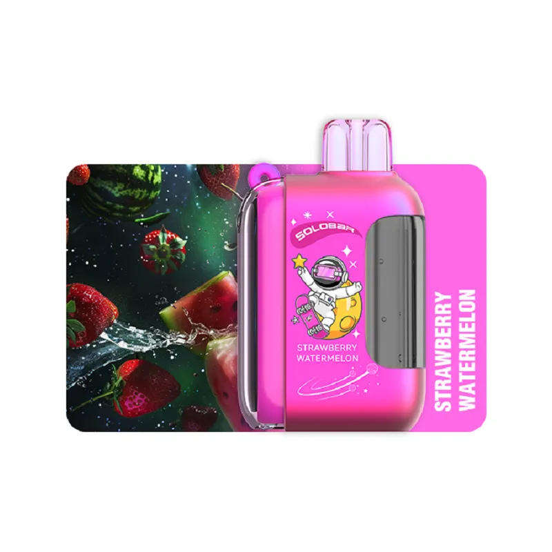 Strawberry Watermelon - Solo Bar Disposable Vape Kit 20000 Puffs