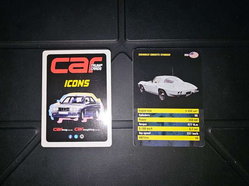 Car Magazine - Collectable Cards - Collection Old Pack