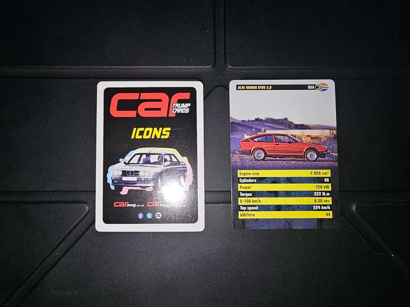 Car Magazine - Collectable Cards - Collection Old Pack