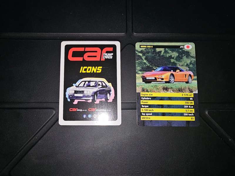 Car Magazine - Collectable Cards - Collection Old Pack