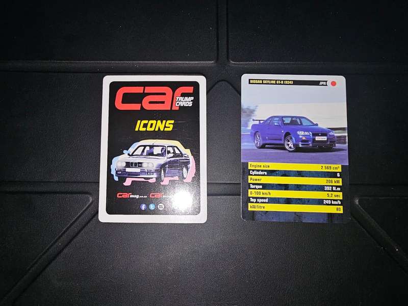 Car Magazine - Collectable Cards - Collection Old Pack