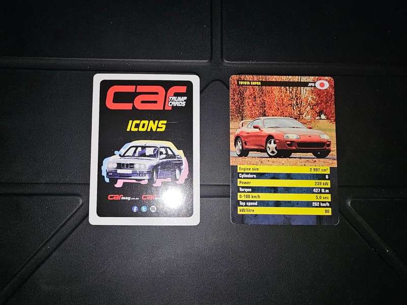 Car Magazine - Collectable Cards - Collection Old Pack