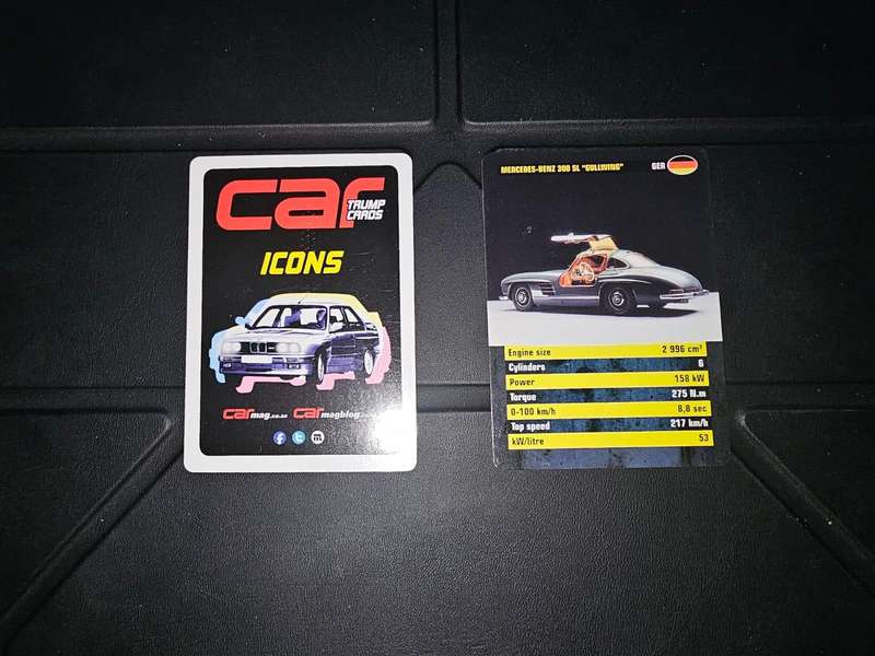 Car Magazine - Collectable Cards - Collection Old Pack