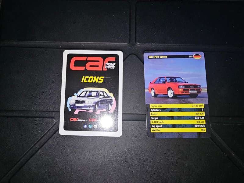 Car Magazine - Collectable Cards - Collection Old Pack