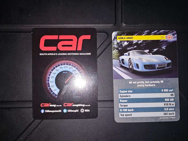 Car Magazine - Collectable Cards - Collection 2013 Pack
