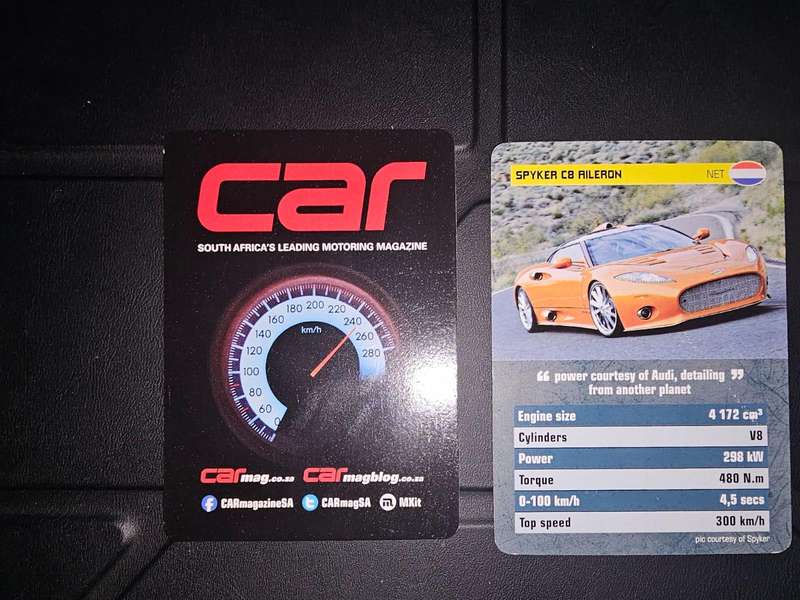 Car Magazine - Collectable Cards - Collection 2013 Pack