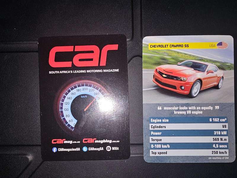 Car Magazine - Collectable Cards - Collection 2013 Pack