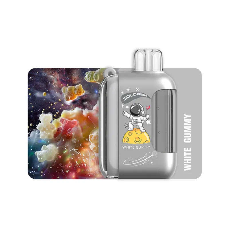 White Gummy - Solo Bar Disposable Vape Kit 20000 Puffs