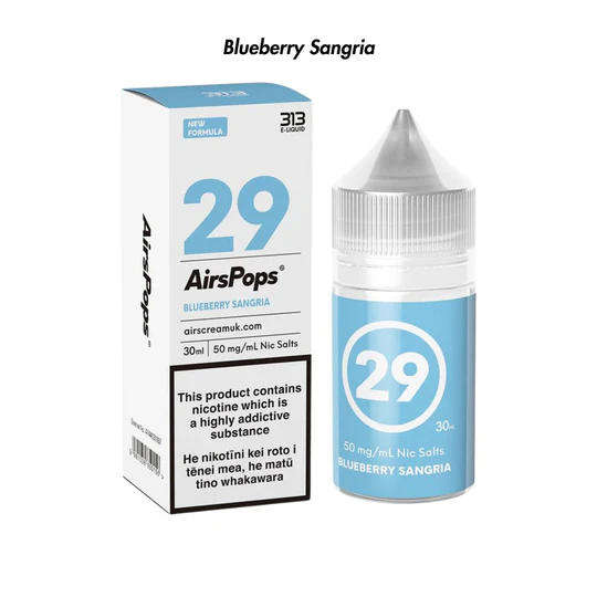 Blueberry Sangria (29) 1.9% Airscream - Airpops 313 Vape E-Liquids 30ml
