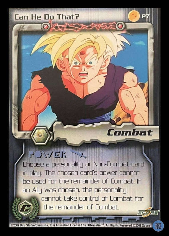 CCG Dragon Ball Z Collectable Cards - Can he Do That? - NoP7