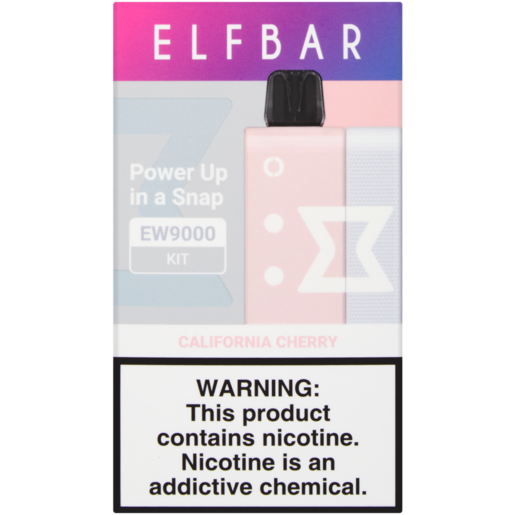 Elf Bar - EW9000 Disposable Vape Kit - 5% -California Cherry