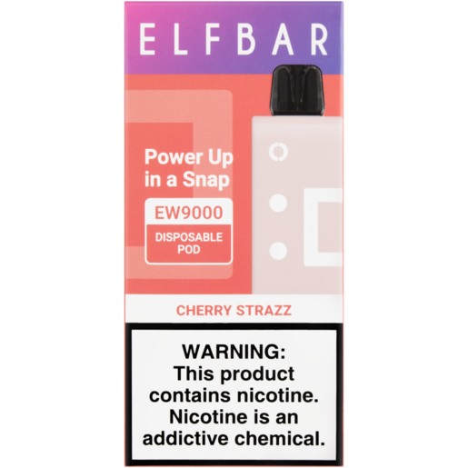 Elf Bar - EW9000 Disposable Vape Kit - 5% - Cherry Strazz