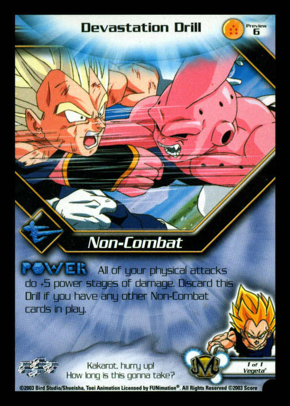 CCG Dragon Ball Z Collectable Cards - Devastation Drill - NoPreview6