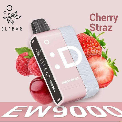 Elf Bar - EW9000 Disposable Vape Kit - 5% - Cherry Strazz