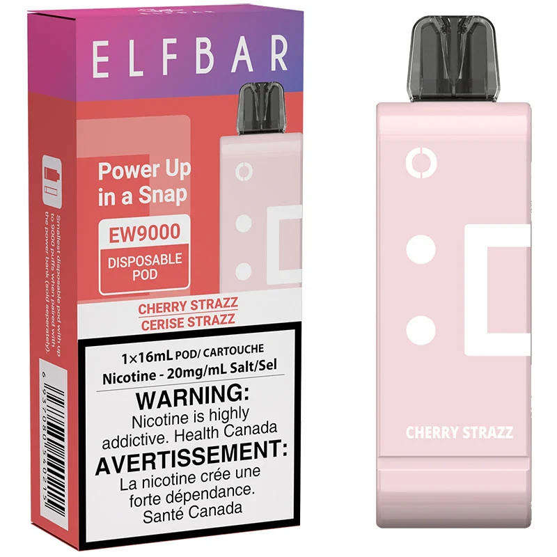 Elf Bar - EW9000 Disposable Vape Pod - 5% - Cherry Strazz